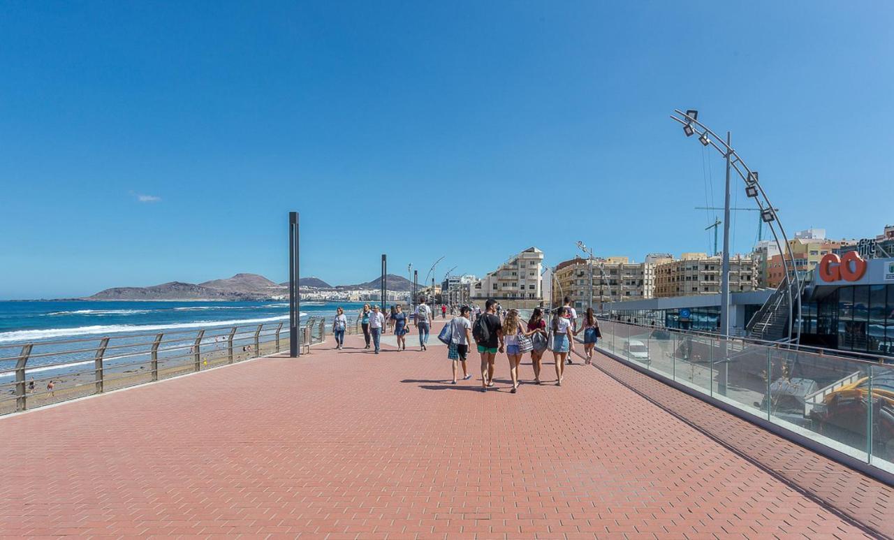 Flatguest Cicer - 3Bdr + Balcony + Beach Las Palmas de Gran Canaria Luaran gambar