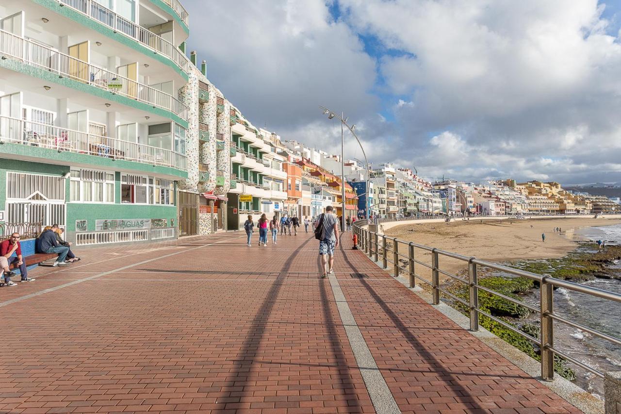Flatguest Cicer - 3Bdr + Balcony + Beach Las Palmas de Gran Canaria Luaran gambar