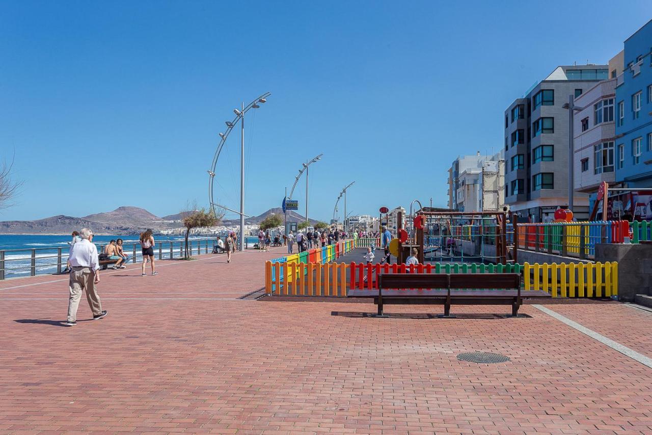 Flatguest Cicer - 3Bdr + Balcony + Beach Las Palmas de Gran Canaria Luaran gambar