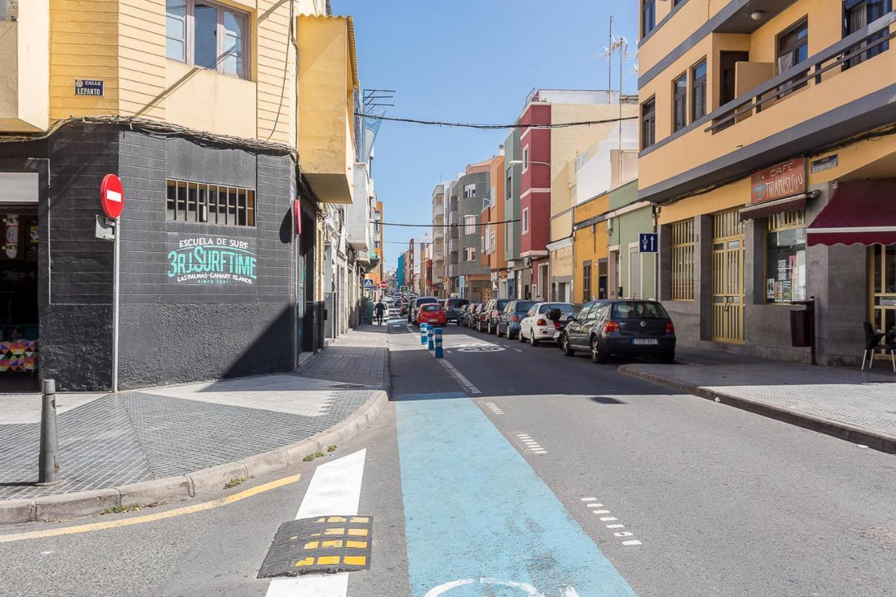 Flatguest Cicer - 3Bdr + Balcony + Beach Las Palmas de Gran Canaria Luaran gambar
